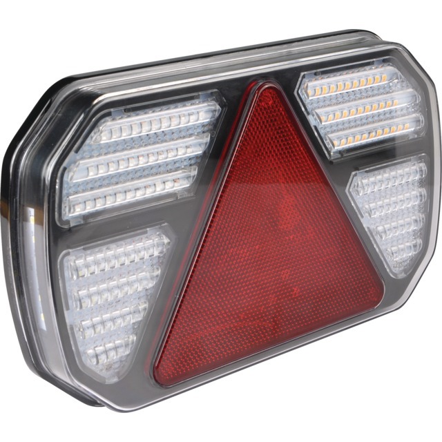 FEU Arriere Gauche Dynamique Rectangle 6 Fonctions LED 12-24V référence fournisseur 1216455B